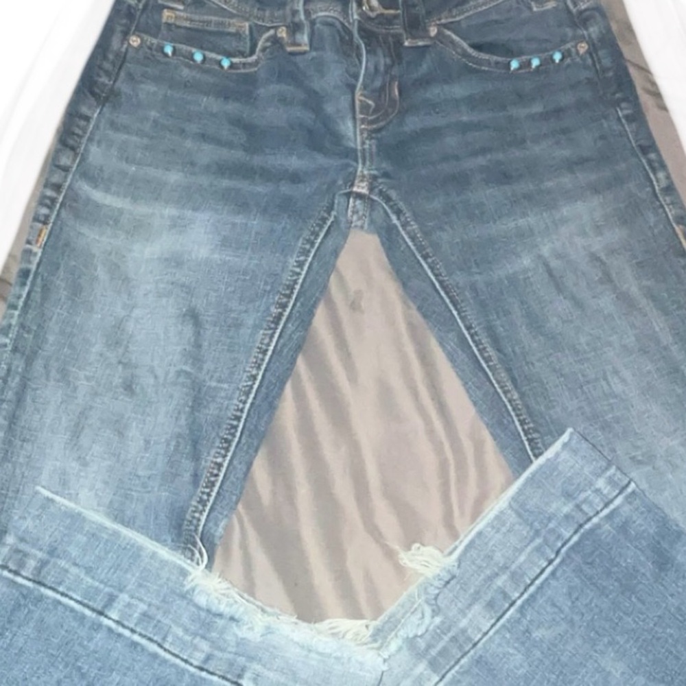 rock n roll women’s trouser jeans lightly used